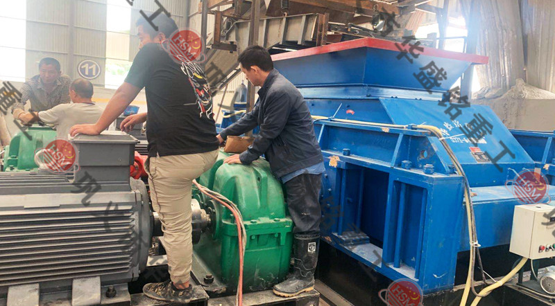 瓜米石制砂機安裝現場